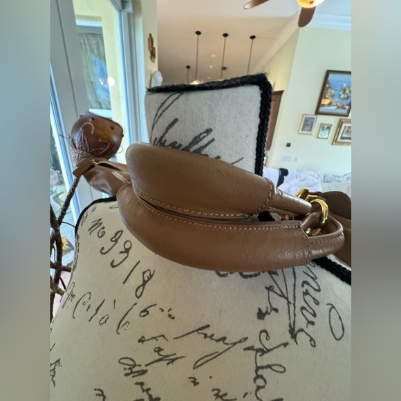 JM NY beautiful real leather bag traveling with pull out handle and wheels! - Picture 6 of 11